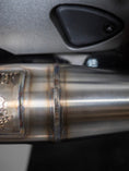 Load image into Gallery viewer, Hart Luck exhaust on Indian Challenger motorcycle
