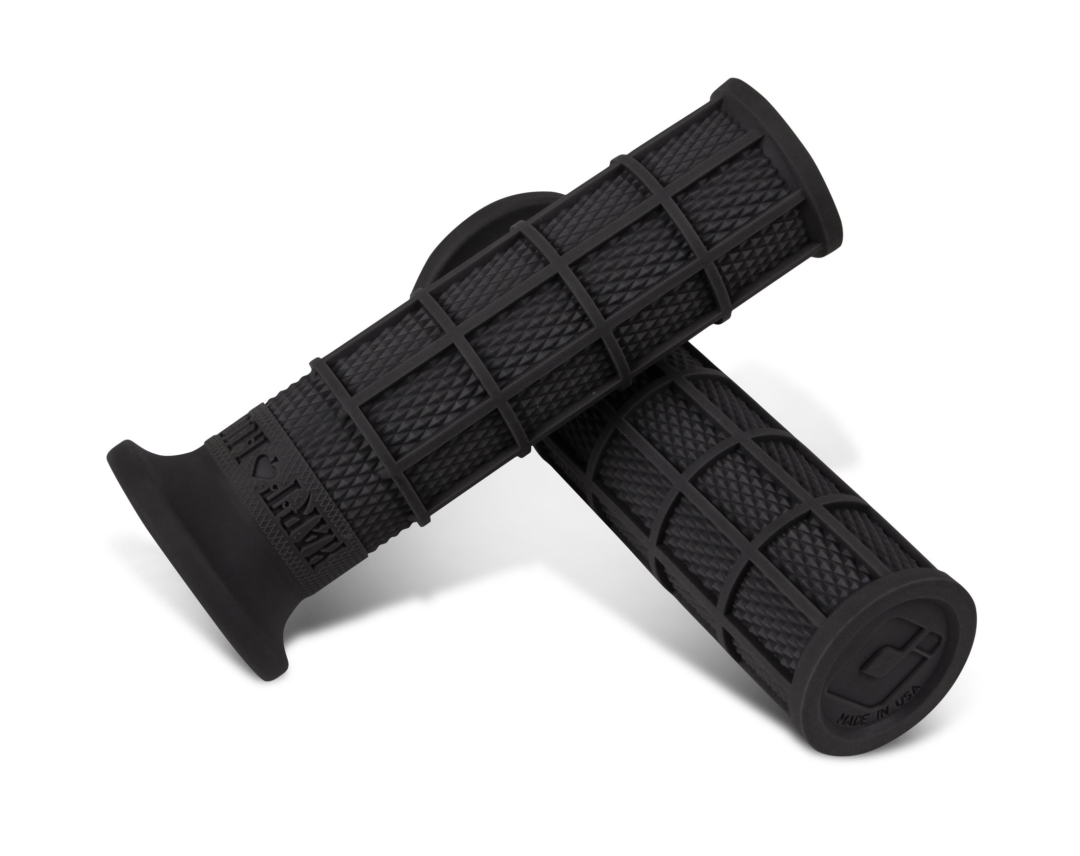 HART-LUCK FULL-WAFFLE SLIP-ON MOTO GRIPS